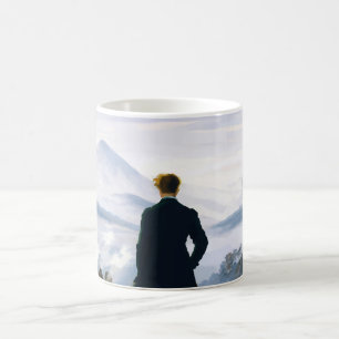 Taza De Café Caminante sobre el mar de niebla, Caspar D Friedri