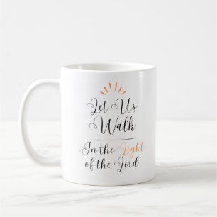 Taza De Café Caminar bajo la luz