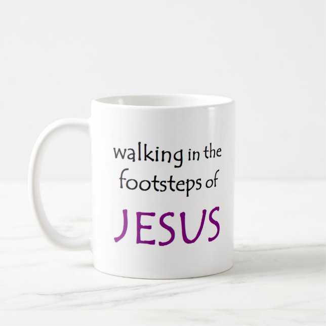 Taza De Café caminar con jesús (Izquierda)