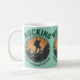 Taza De Café Caminar con peso porque caminar no era lo suficien