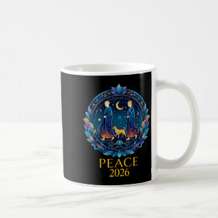 Taza De Café Caminar Paz 2026 Monjes de la Paz Mundial con Alok