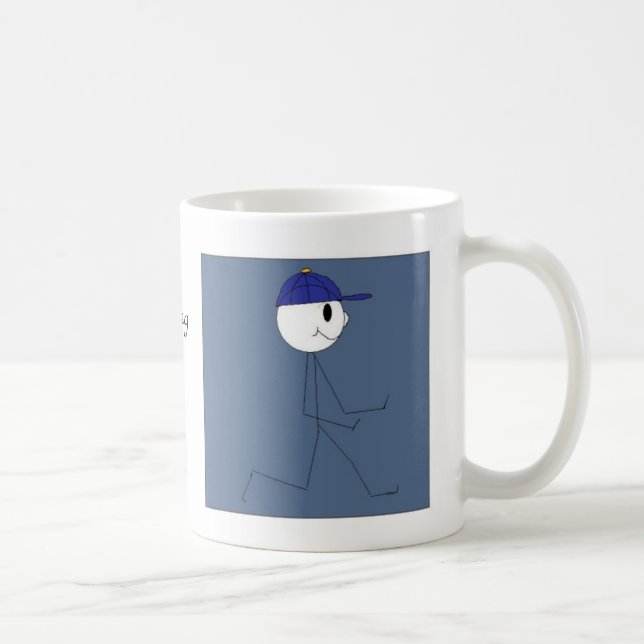 Taza De Café Caminar Por El Fitness (Derecha)