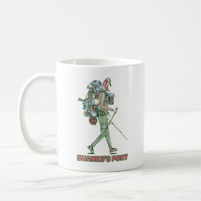 Taza De Café Caminata divertida de Shanks (Izquierda)