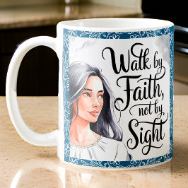 Taza De Café Caminata Personalizada De Faith Christian Women Mu