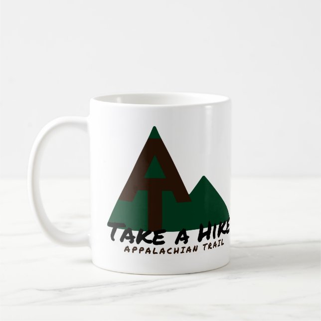 Taza De Café Camino Apalache - Haga Una Senderismo (Izquierda)