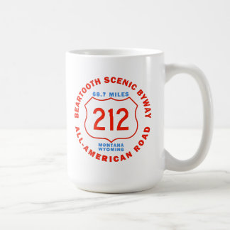Taza De Café Camino apartado escénico de Beartooth todo el