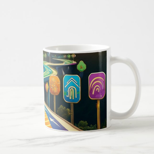 Taza De Café Camino de la vida (Derecha)