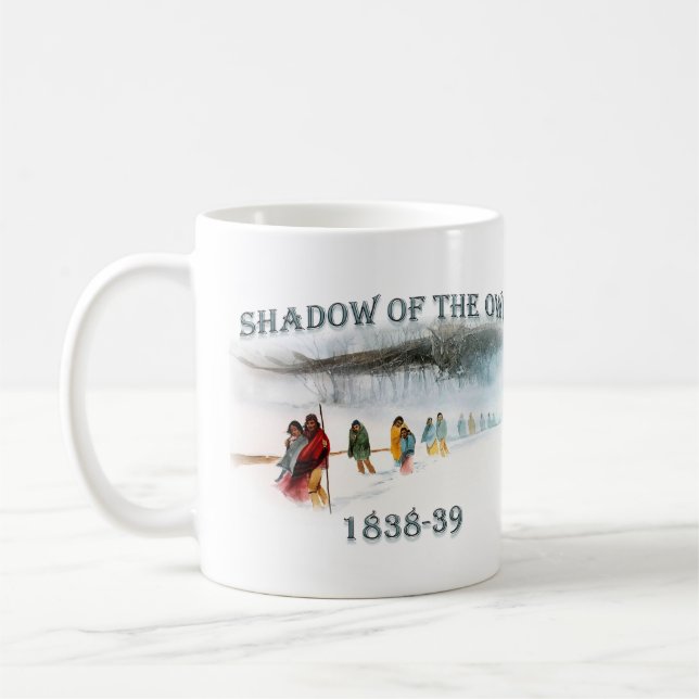 Taza De Café Camino De Lágrimas De Cherokee (Izquierda)
