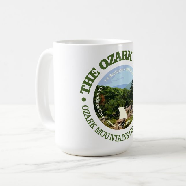 Taza De Café Camino de Ozark (rd. (Anverso izquierdo)