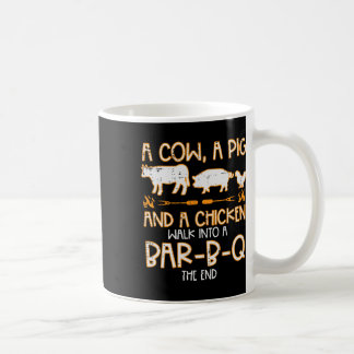 Taza De Café Camino de pollo de cerdo de vaca R B Q Bbq Hombres