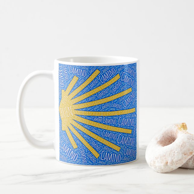 Taza De Café Camino de Santiago (Con donut)