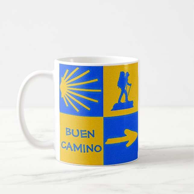 Taza De Café Camino de Santiago Coffee Mug (Izquierda)