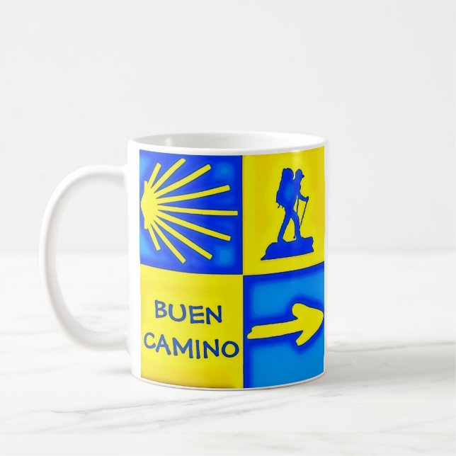 Taza De Café Camino de Santiago Coffee Mug (Izquierda)