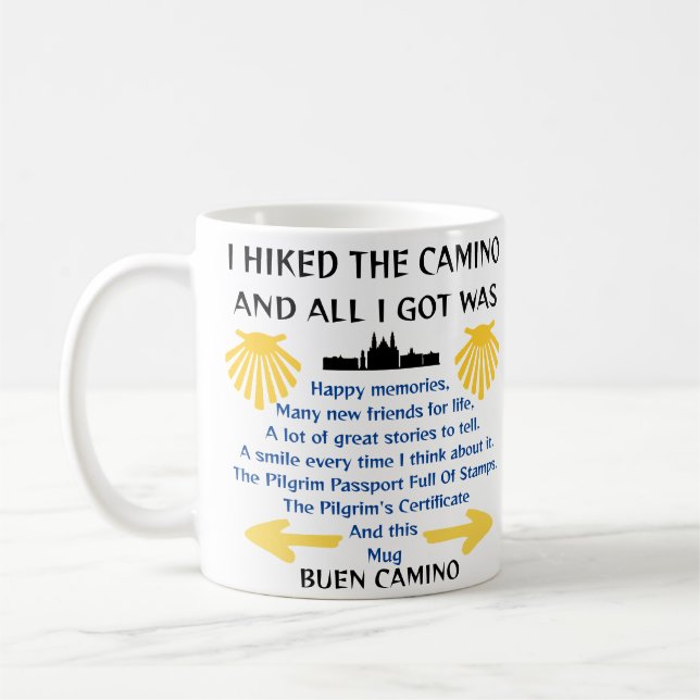 Taza De Café Camino de Santiago Coffee Mug (Izquierda)