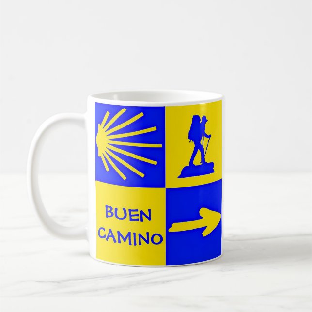 Taza De Café Camino de Santiago Coffee Mug (Izquierda)