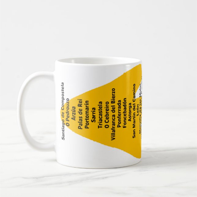 Taza De Café Camino de Santiago Coffee Mug (Izquierda)