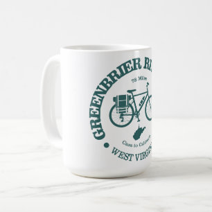 Taza De Café Camino del río Greenbrier (ciclismo)
