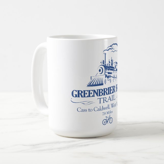 Taza De Café Camino del río Greenbrier (RT) (Anverso izquierdo)