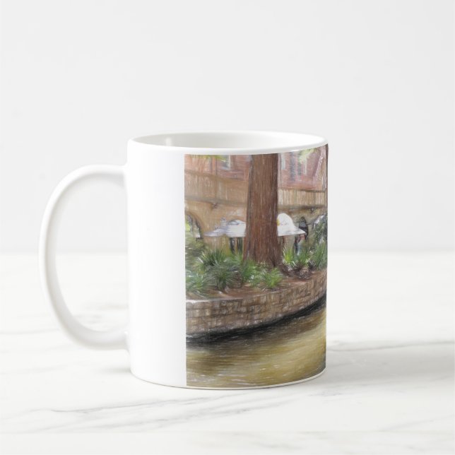 Taza De Café Camino del río San Antonio (Izquierda)