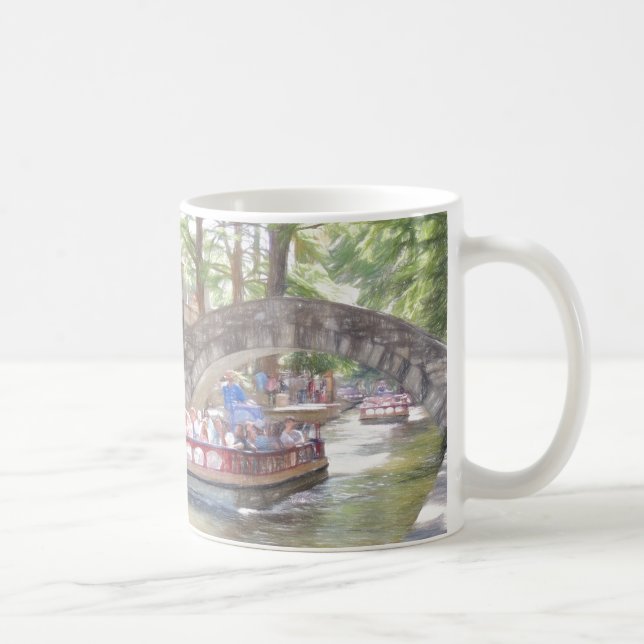 Taza De Café Camino del río San Antonio (Derecha)