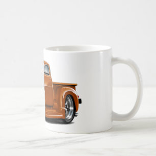 Taza De Café Camión 1950-52 del naranja de Chevy
