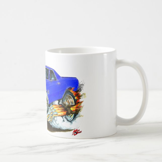 Taza De Café Camión 1970 del azul del EL Camino (Derecha)