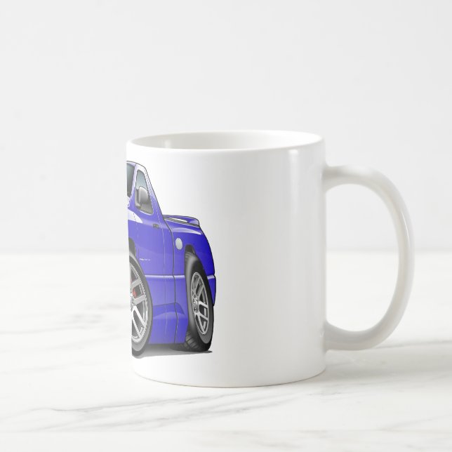 Taza De Café Camión Azul-Blanco del espolón de Dodge SRT10 (Derecha)