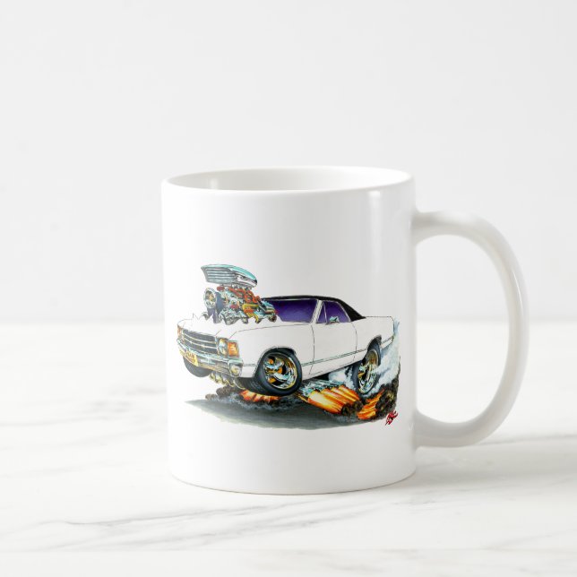 Taza De Café Camión Blanco-Negro 1971-72 del EL Camino (Derecha)