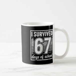 Taza De Café Camión de 100 días de escuela 67º día de escuela S