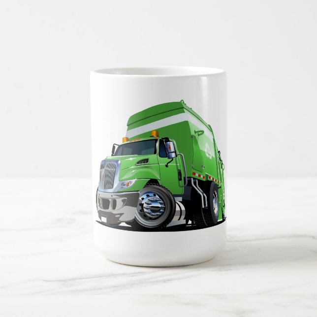 Taza De Café Camión de basura personalizado (Centro)