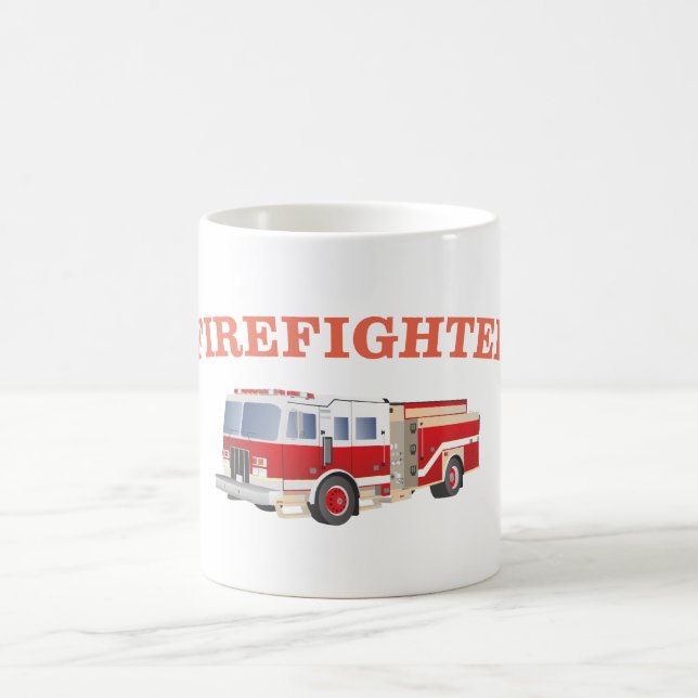 Taza De Café Camión de bomberos (Centro)