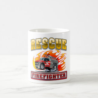 Taza De Café Camión de bomberos de dibujos animados