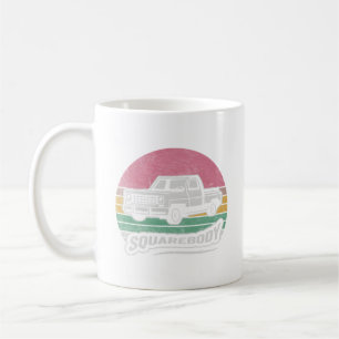 Taza De Café Camión de recogida cuadrado de la carrocería Camió