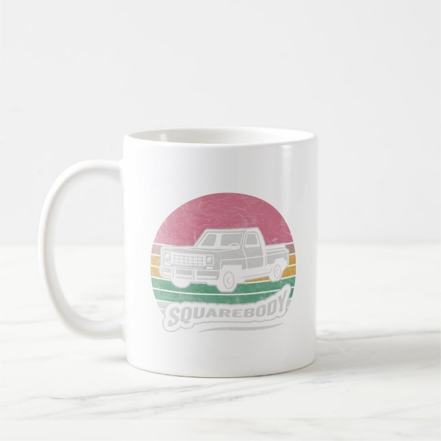 Taza De Café Camión de recogida cuadrado de la carrocería Camió (Izquierda)
