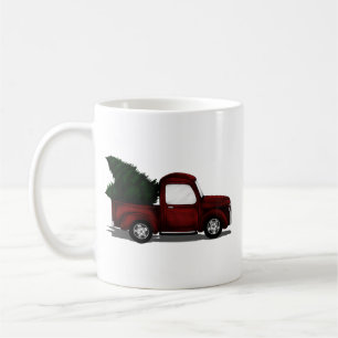 Taza De Café Camión del rojo de Lil