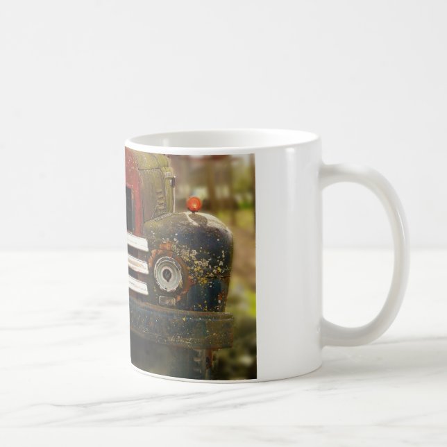 Taza De Café Camión internacional antiguo de la máquina segador (Derecha)