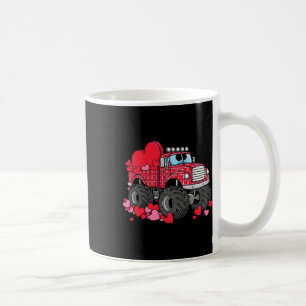 Taza De Café Camión Monstruo el día de San Valentín Con Corazon