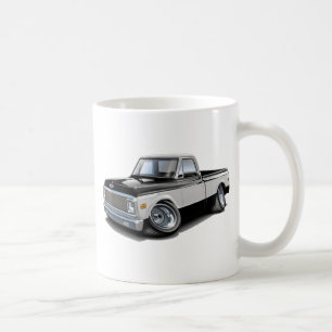 Taza De Café Camión Negro-Blanco 1970-72 de Chevy C10