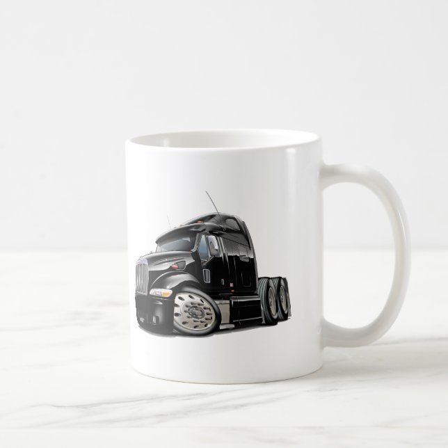 Taza De Café Camión negro de Peterbilt (Derecha)