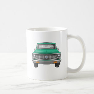 Taza De Café Camión verde de 1974 Chevy
