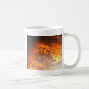 Taza De Café Camión vintage naranja y rojo Junk Yard