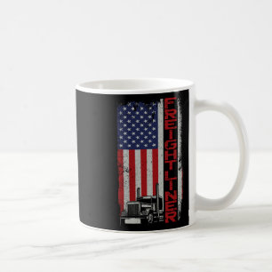 Taza De Café Camionero Conductor De Camión Halloween Pun Vintag