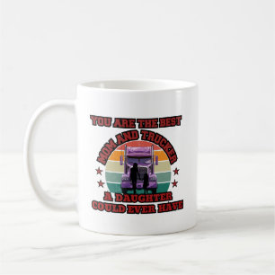 Taza De Café Camionero Madre Hija Bond Family Road Love