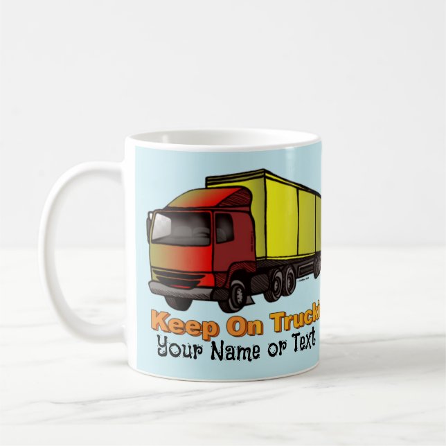 Taza De Café Camionero Retro 2 (Izquierda)
