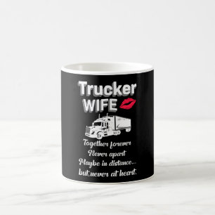Taza De Café Camioneros Esposa Amor Camionero Camioneros Regalo