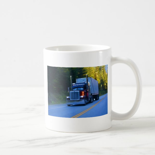 Taza De Café Camioneros, grandes camiones de transporte (Derecha)
