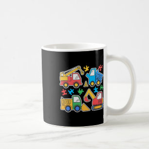 Taza De Café Camiones de construcción Excavador Tee de sensibil