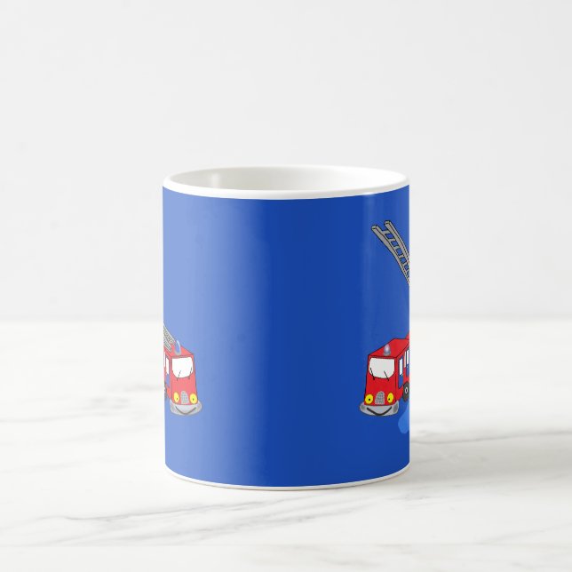 Taza De Café Camiones rojos de bombero (Centro)
