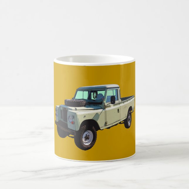 Taza De Café Camioneta pickup 1971 de Land Rover (Centro)