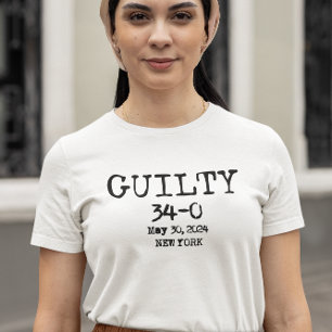 Taza De Café Camisa de 34-0 culpables